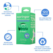 Load image into Gallery viewer, Dog Poop Bags - 8 Rolls (120 Bags)