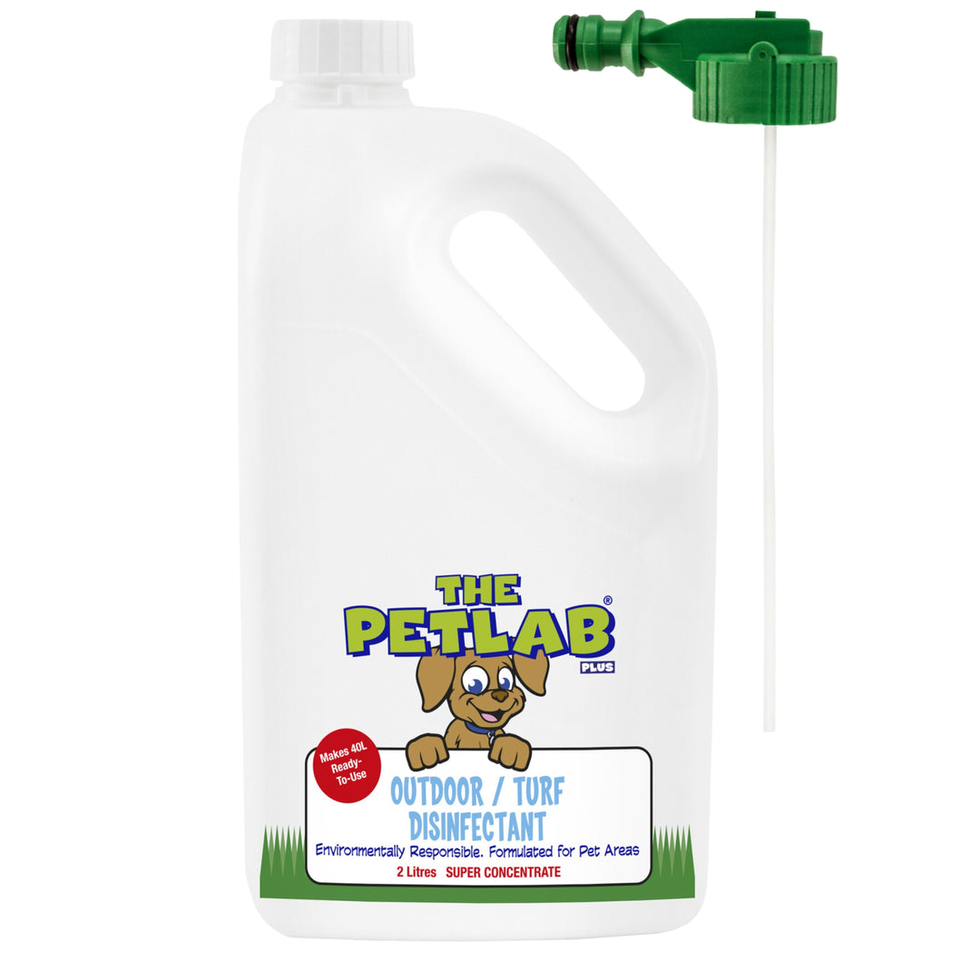 PetLab PLUS™ 2L Artificial Turf / Outdoor Area Disinfectant Super Concentrate (Makes 40L)
