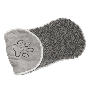PetLab Grubby Paw Shammy Towel - Dries Your Pooch Instantly (Ultra Absorbent Microfibre Chenille)