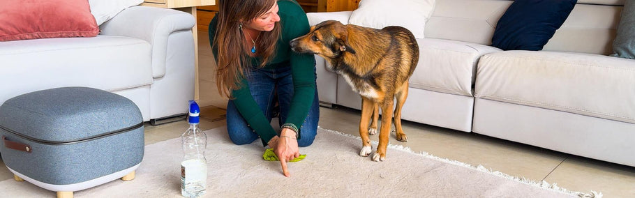 The best way to clean pet vomit stains and remove odours