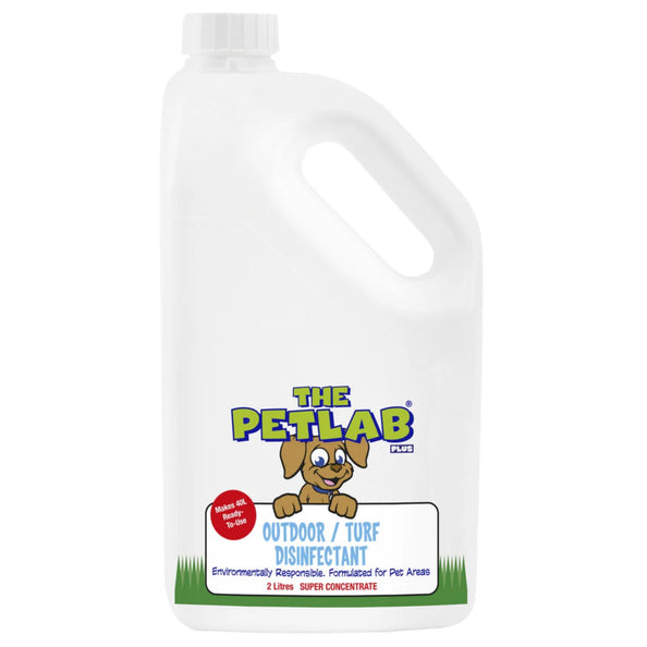 PetLab PLUS™ 2L Artificial Turf / Outdoor Area Disinfectant Super Concentrate (Makes 40L)