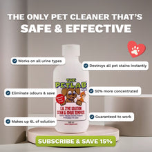 Load image into Gallery viewer, PetLab PLUS™ 300ml Urine Stain &amp; Odour Remover Super Concentrate (Makes 6L)