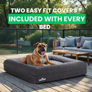 PetLab SeasonSmart™ Orthopaedic Memory Foam Dog Bed