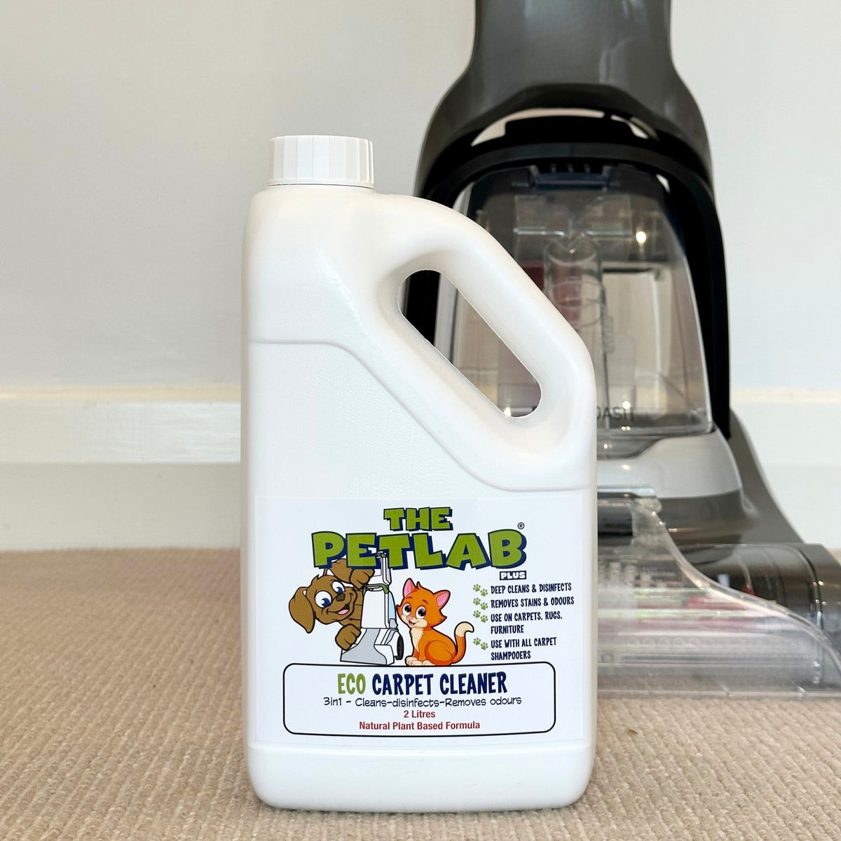 PetLab 2L Eco Carpet Cleaner Shampoo