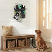 Load image into Gallery viewer, Dog Lead Wall Hanger With Storage Shelf