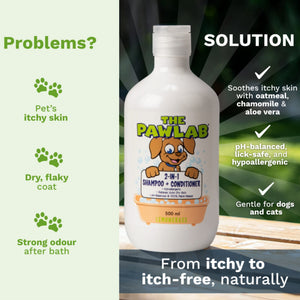 PawLab 2-In-1 Dog Shampoo + Conditioner