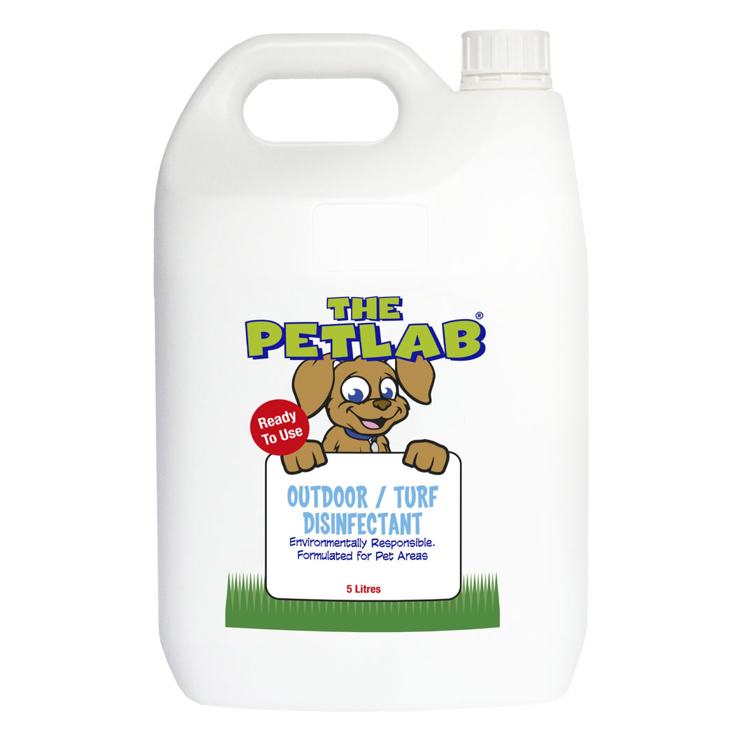 PetLab 5L Artificial Turf / Outdoor Area Disinfectant Ready To Use Formula