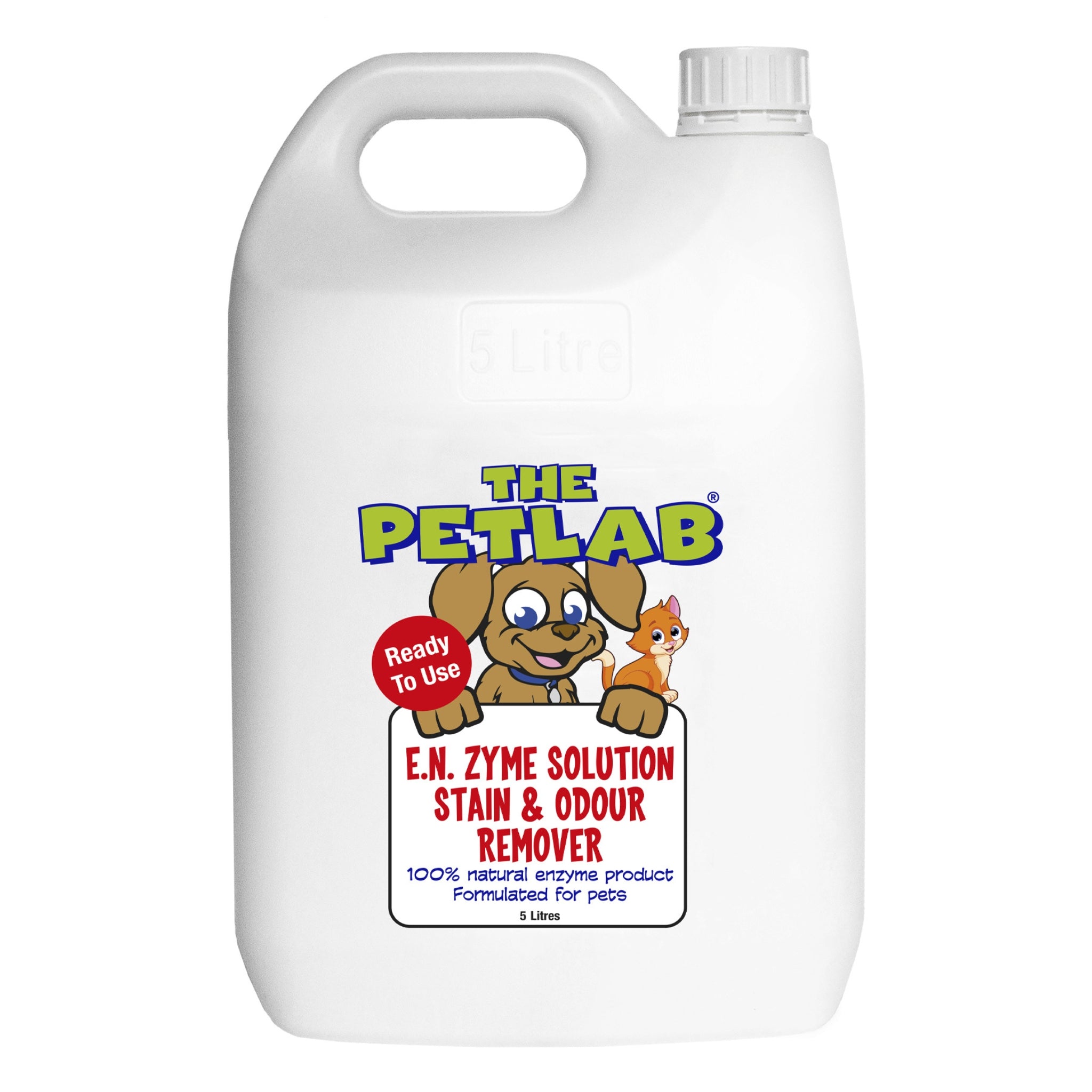 PetLab® 5L Double Strength Urine Stain & Odour Remover