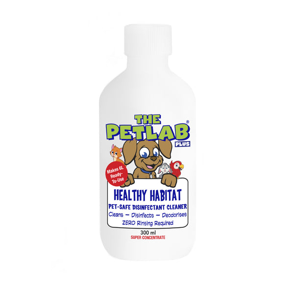 PetLab Healthy Habitat PLUS™ 300ml Eco Disinfectant Cleaner Super Concentrate (Makes 6L)