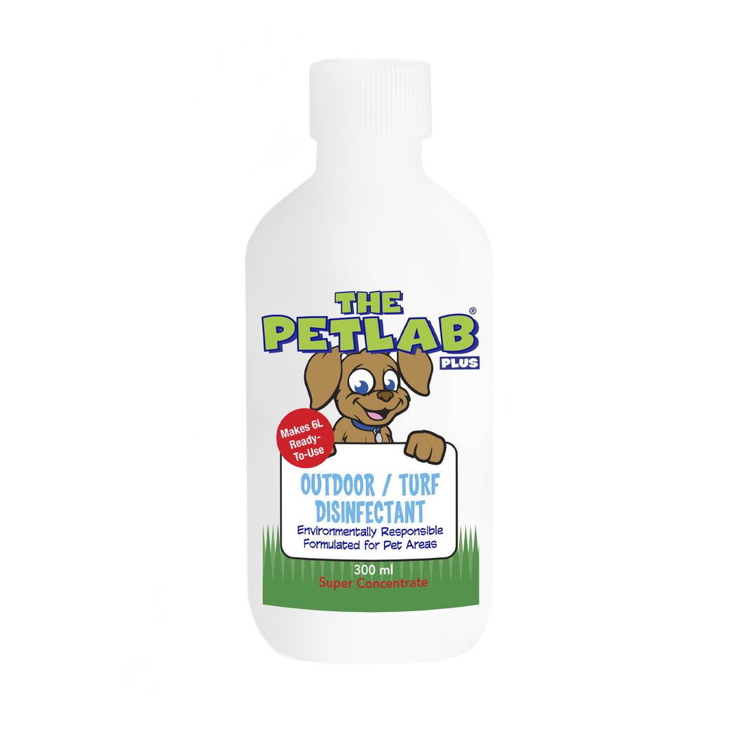 PetLab PLUS™ 300ml Artificial Turf / Outdoor Area Disinfectant Super Concentrate (Makes 6L)