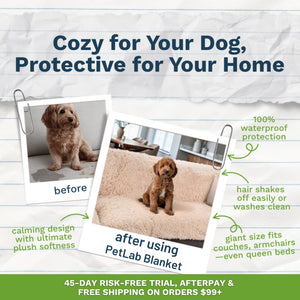 PetLab Grubby Paw Throw Blanket