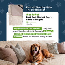 Load image into Gallery viewer, PetLab Grubby Paw Throw Blanket