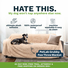 Load image into Gallery viewer, PetLab Grubby Paw Throw Blanket