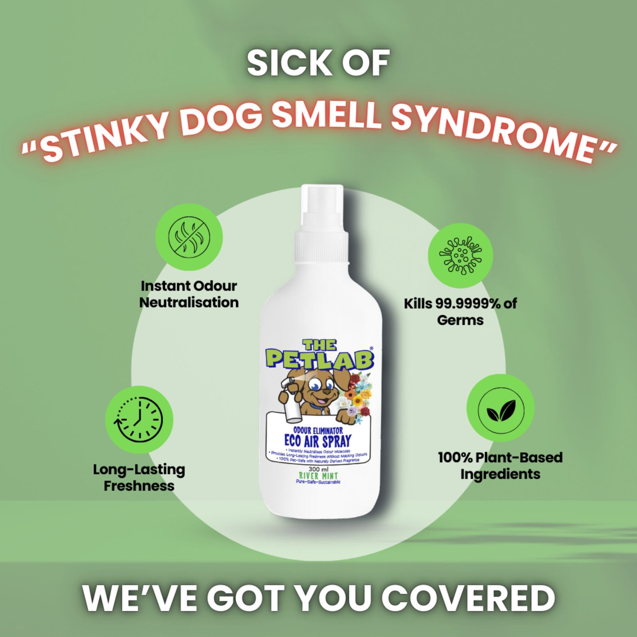 PetLab 300ml Odour Eliminator Eco Air Spray