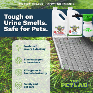 PetLab PLUS™ 2L Artificial Grass / Outdoor Area Super Concentrate Duo Pack - Extra Large Area Bundle