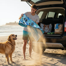 Load image into Gallery viewer, Sand-Free Dog Beach Towel &amp; Bag