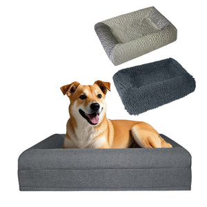 PetLab SeasonSmart™ Orthopaedic Memory Foam Dog Bed