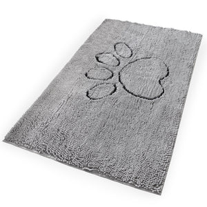 PetLab Grubby Paw Doormat - Traps Dirt Instantly (Ultra Absorbent Microfibre Chenille)