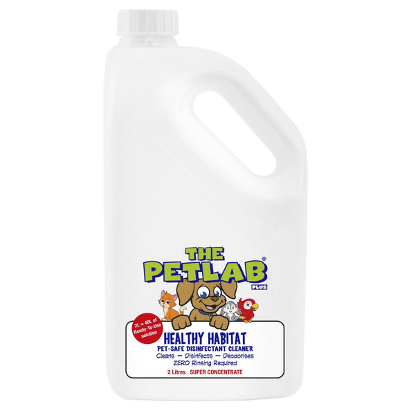 PetLab Healthy Habitat PLUS™ 2L Eco Disinfectant Cleaner Super Concentrate (Makes 40L)