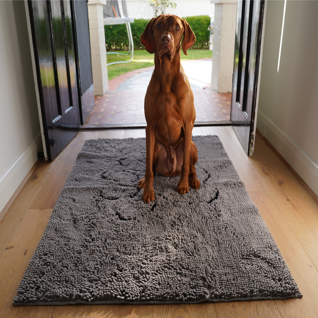 PetLab Grubby Paw Doormat - Traps Dirt Instantly (Ultra Absorbent Microfibre Chenille)